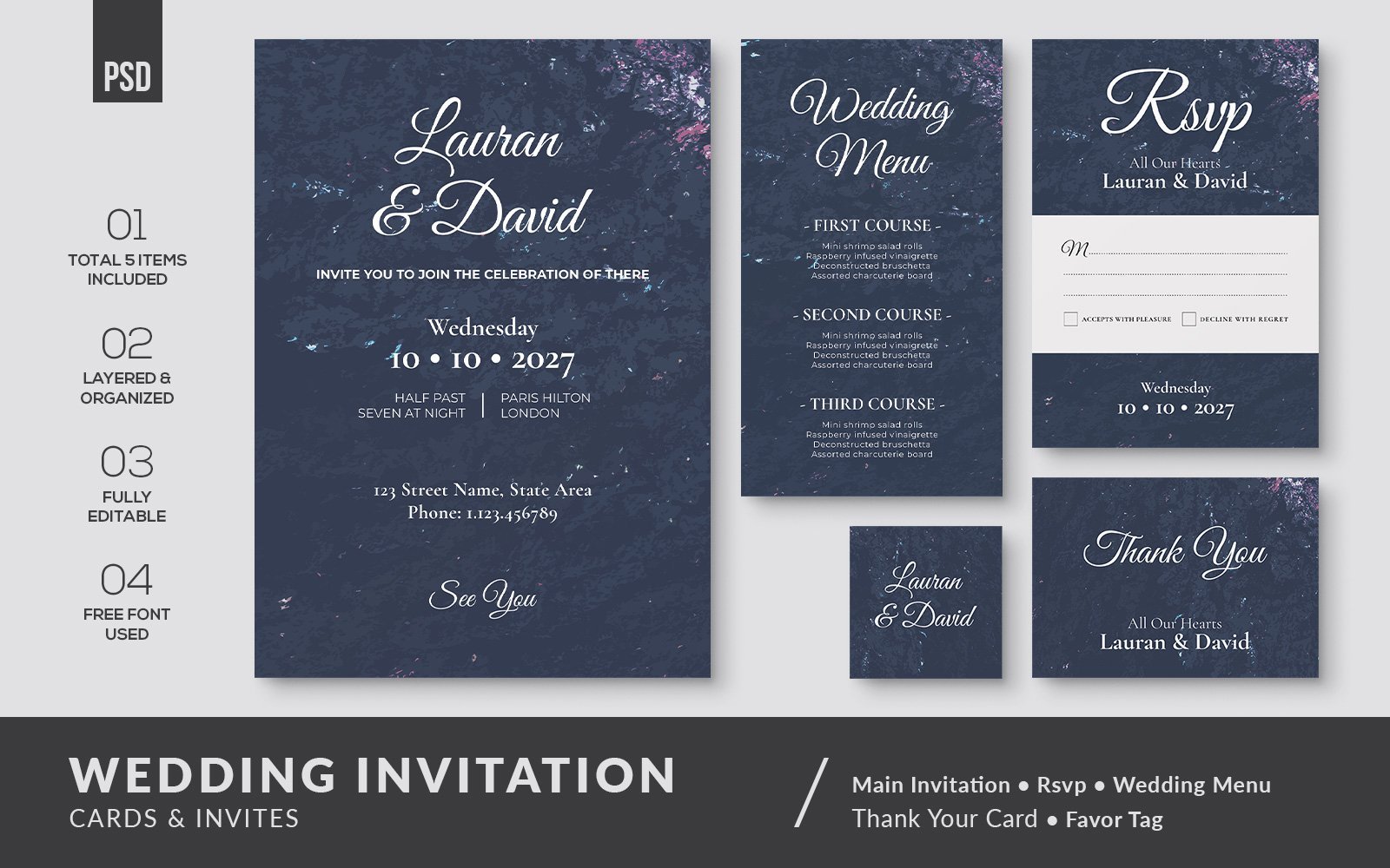 Kit Graphique #226525 Wedding Template Divers Modles Web - Logo template Preview