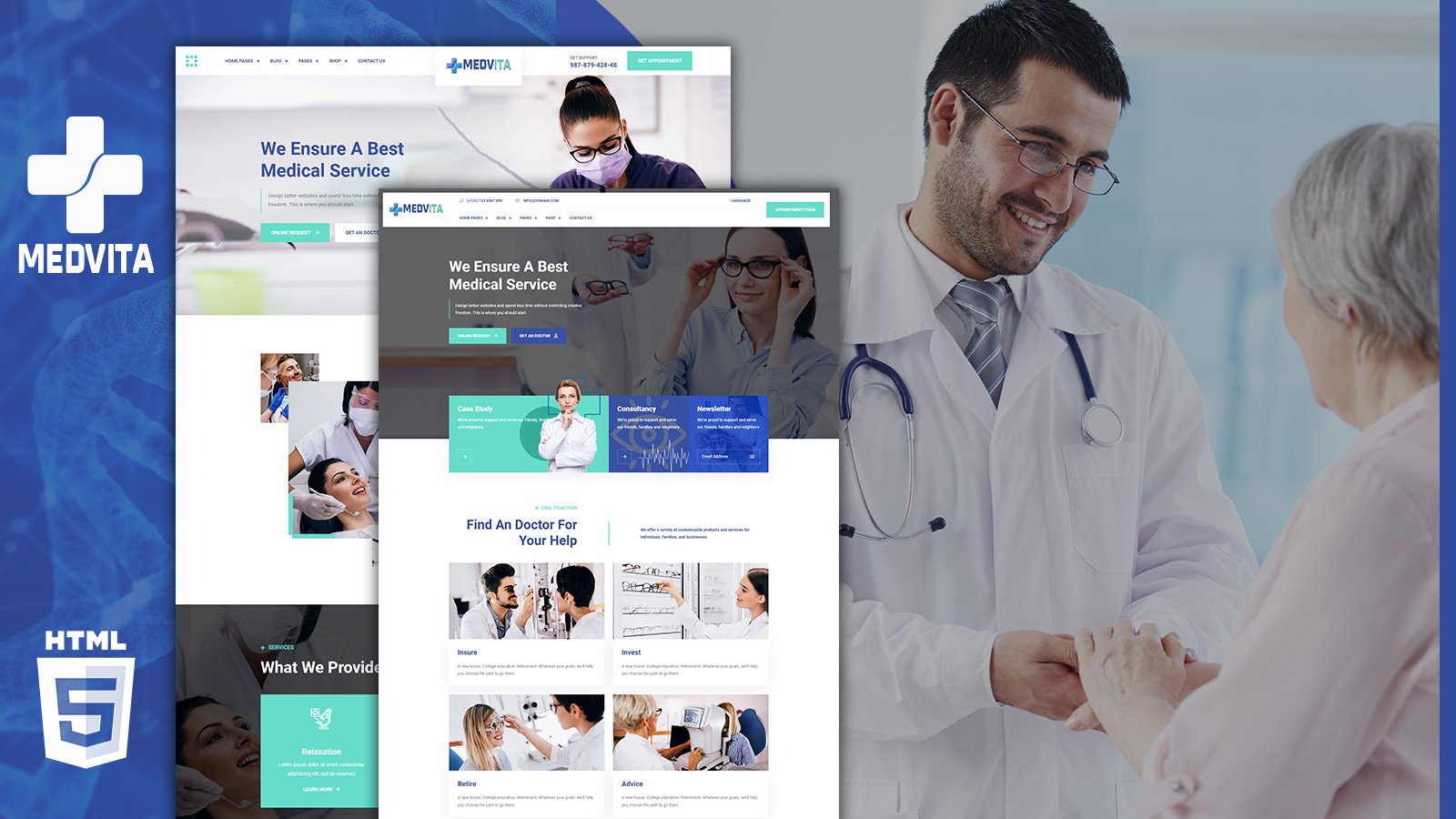Template #226555 Website Medical Webdesign Template - Logo template Preview