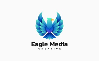 Eagle Gradient Logo Design
