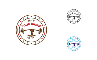 GYM-or-Fitness-Brand-Logo-Design-Vector Logo Template
