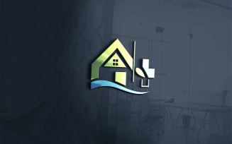 Health-Care-or-Building-Logo-Vector Logo Template