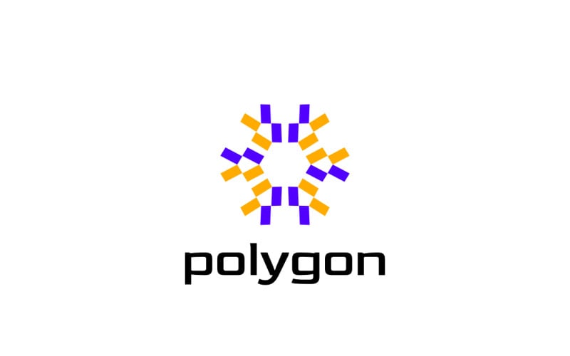 Abstract Dynamic Polygonal Logo Logo Template