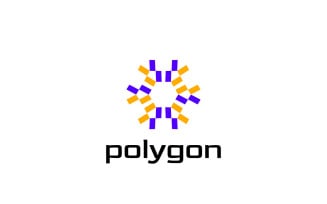 Abstract Dynamic Polygonal Logo