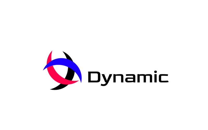 Dynamic Abstract Corporation Logo Logo Template