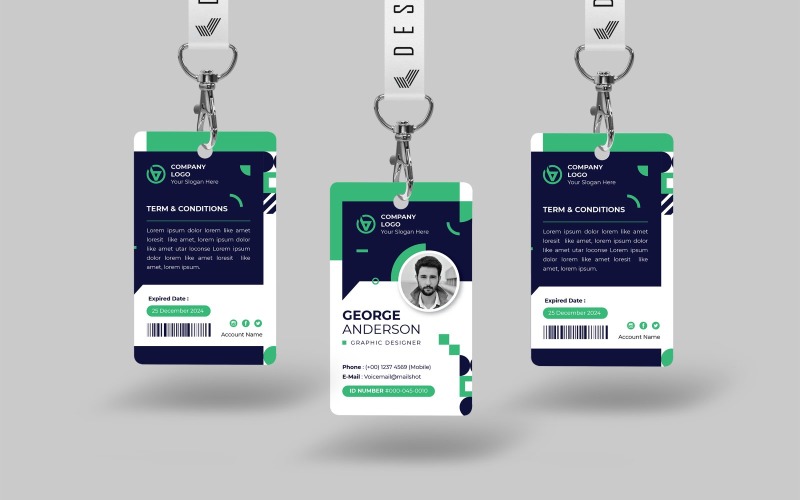 ID Card Business Template Corporate Identity