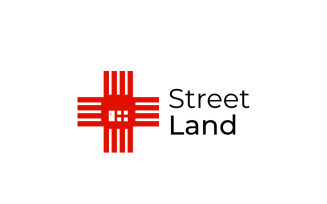 LAND STREET Home House Logo