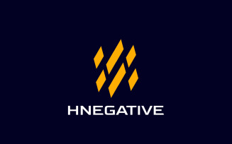 Monogram HH Negative Logo