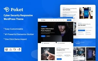 Poket - Cyber Security Responsive WordPress Theme