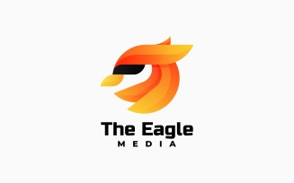 Eagle Head Media Gradient Logo