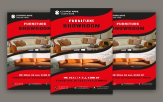 Furniture Showroom Flyer Template Design