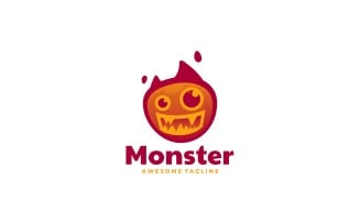 Monster Gradient Logo Style