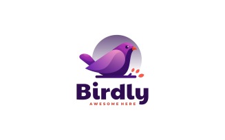 Vector Bird Gradient Logo Design