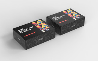Box Packaging Mockup PSD Template Vol 09