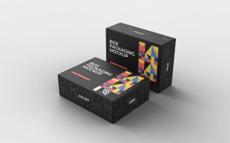 Box Packaging Mockup PSD Template Vol 18