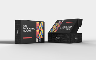 Box Packaging Mockup PSD Template Vol 30