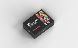 Box Packaging Mockup PSD Template Vol 48