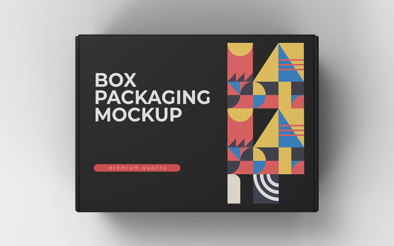 Box Packaging Mockup PSD Template Vol 57 Product Mockup