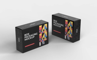 Box Packaging Mockup PSD Template Vol 02