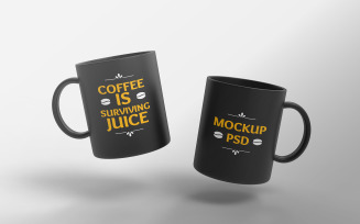 Coffee Mug Mockup PSD Template Vol 01