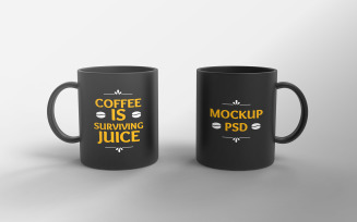 Coffee Mug Mockup PSD Template Vol 02