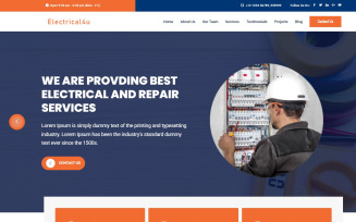 Electrical4U - Electrical HTML5 Responsive Template