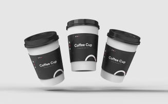 Take Away Coffee Cup Mockup Template Vol 05