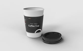 Take Away Coffee Cup Mockup Template Vol 07