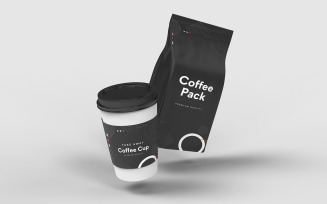 Take Away Coffee Cup Mockup Template Vol 10
