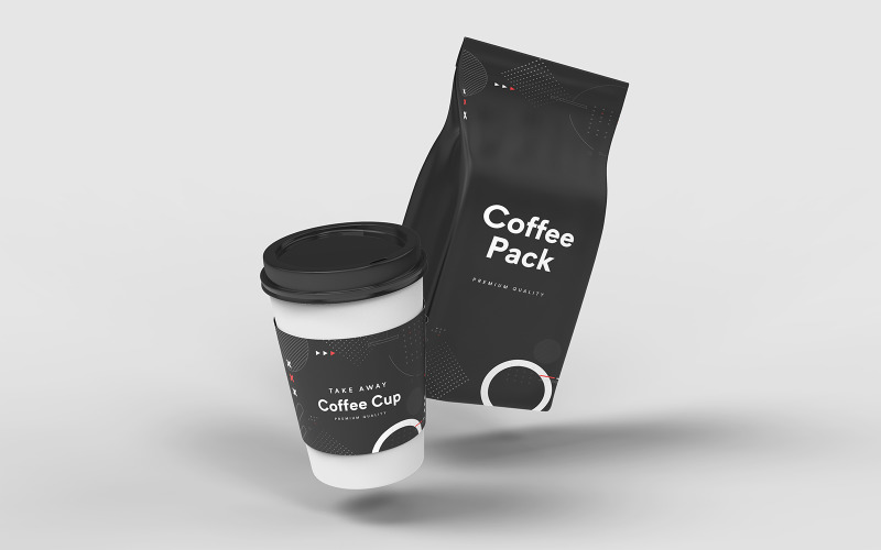 Take Away Coffee Cup Mockup Template Vol 10 Product Mockup
