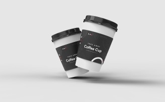 Take Away Coffee Cup Mockup Template Vol 13