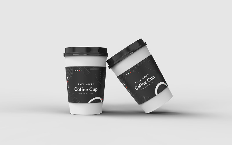 Take Away Coffee Cup Mockup Template Vol 16 Product Mockup