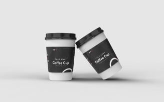 Take Away Coffee Cup Mockup Template Vol 16