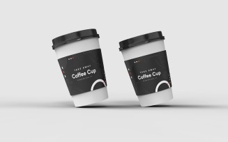 Take Away Coffee Cup Mockup Template Vol 21
