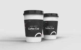 Take Away Coffee Cup Mockup Template Vol 23