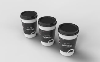 Take Away Coffee Cup Mockup Template Vol 25