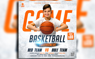 Basketball Tournament Social Media Instagram banner
