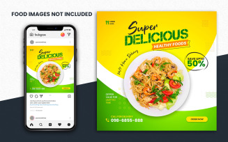 Delicious Food Instagram Post Template | Social Media Template