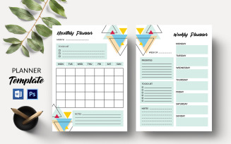 Monthly Planner, Weekly Planner