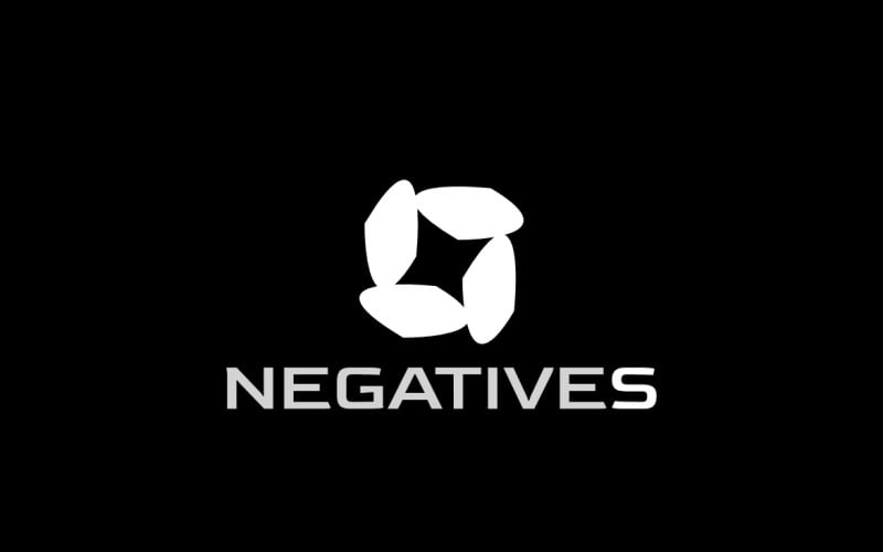 Negative Star S Clever Dual Meaning Logo Logo Template