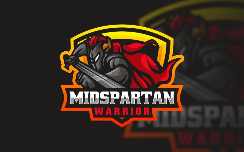 Spartan Sports and E-Sports Logo Logo Template