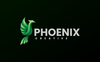 Vector Phoenix Gradient Logo Design