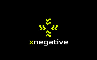 Yellow X Negative Space Logo