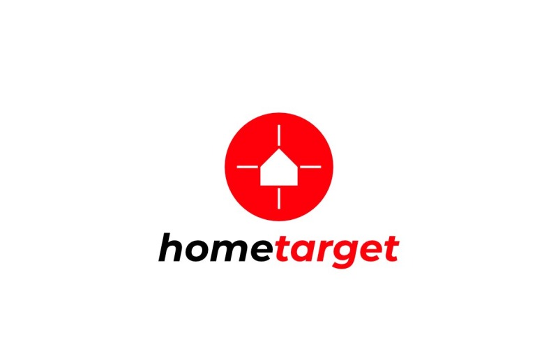Home Target Negative Dual Meaning Logo Logo Template