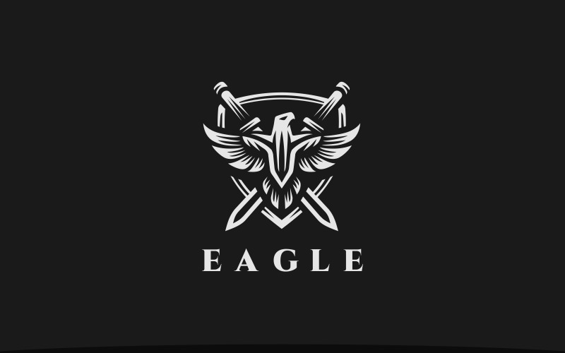 Eagle Guard Logo Warrior Logo Logo Template
