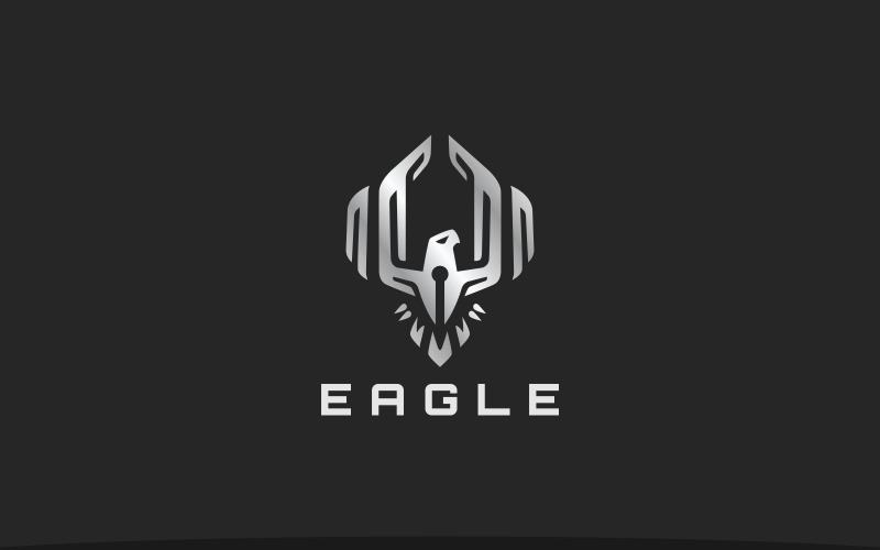 Eagle Tech Hawk Logo Technology Logo Template