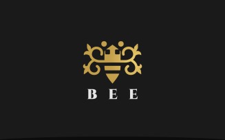 Elegant Luxury Bee Logo Template