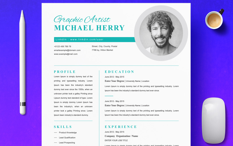 Herry / CV Resume Template