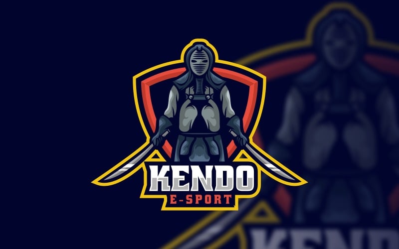 Kendo Sports and E-Sports Logo Logo Template