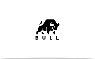 Powerful Bull Logo Template