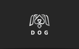 Spades Dog Logo Casino Logo Template